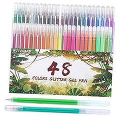 Gel Pen Glitter Gel Pens Fine Tip Pens with 150% More Ink for Adults Multicolor