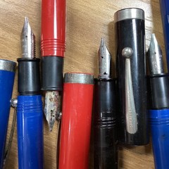 Vintage Drafting & Calligraphy Lot – Sheaffer Pen Set, Eagle Turquoise 6H Leads