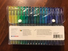 KINGART 80 Count Glitter Gel Pens Assorted Colors Smooth Writing Precision