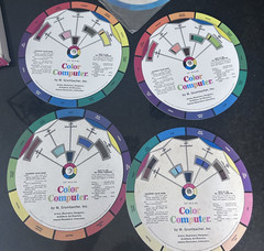 NOS Grumbacher Color Computer CAT NO. 420 – Vintage Color Wheel for Artists 1972