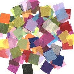 Cinvo 3600 Pcs Tissue Paper Squares 1.2 x1.2 inch, 30 Assorted Colors