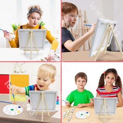28PCS 12ml Acrylic Paint Set Mini Canvas Art Supplies Kit for Adults & Kids