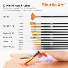 Artist-Quality Non-Toxic 36 Colors Acrylic Paint Set – Waterproof & Fast Drying