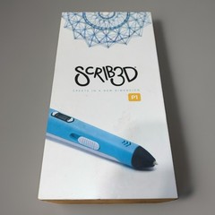 SCRIB3D P1 3D Print Pen with Display – 3D Pen + Charger + 3 Starter Colors – NEW