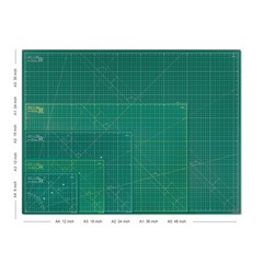 Cutting Mat A0 Green 36 x 48 Inch Self Healing 5 Ply Craft Board Elan