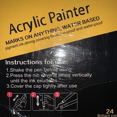 Acrylic Paint Pens, Set of 24