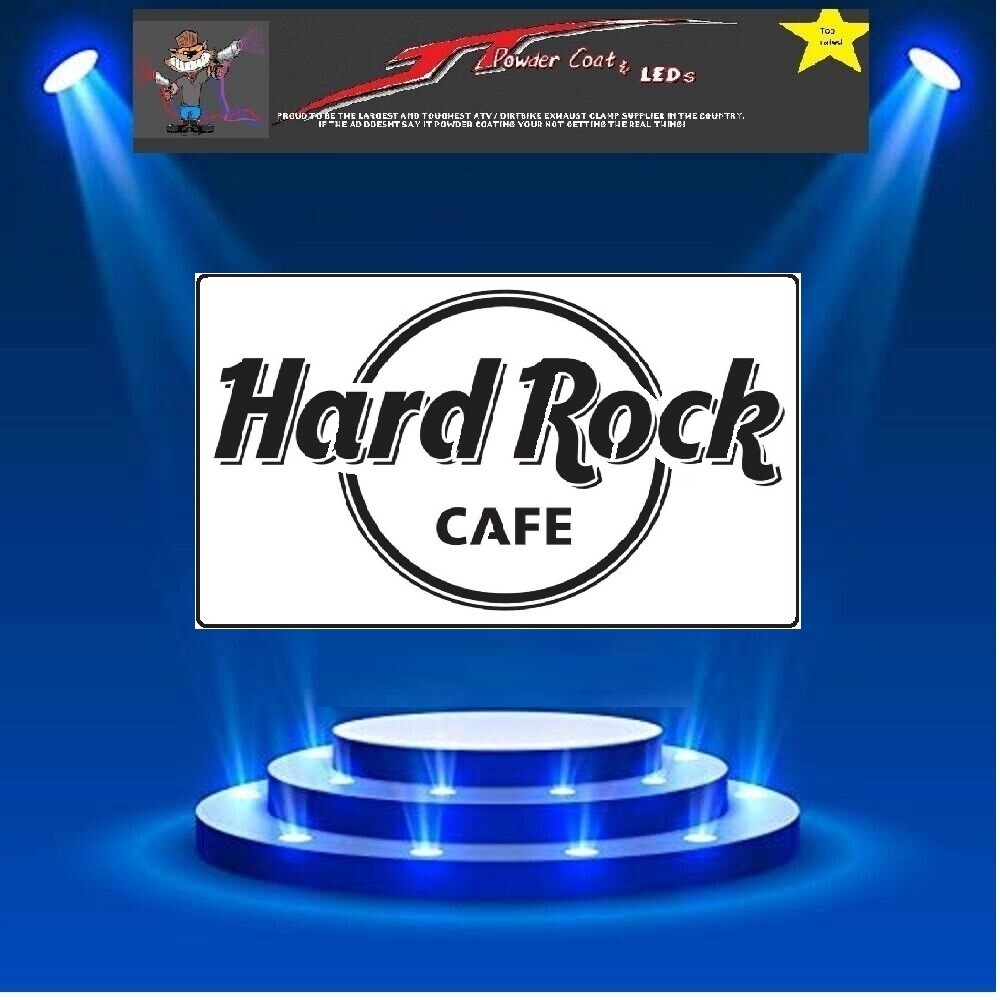 HARD ROCK Stencil Template Airbrush Paint 4X6-1/2 #02