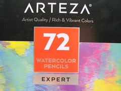 NEW Arteza Set 72 Watercolor Pencils Expert Artist Quality Rich Vibrant w/ Case