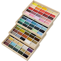 Kuretake Gansai Tambi 100 Watercolor Set MC20/100WD4 Limited Edition Wooden Box