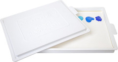 Sta-Wet Handy Palette, 8.5in x 7in Airtight 8.5″ x 7″ x 1″, White