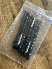 UNI-BALL Uni-Pin 0.5mm BLACK FINE LINE Drawing Pen NO: PIN 05-200 (PKT 6 PENS)