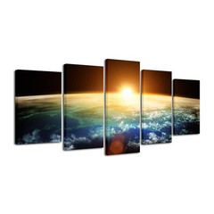 Pyradecor The Earth Canvas Prints Wall Art Outer Space Pictures Paintings Rea…