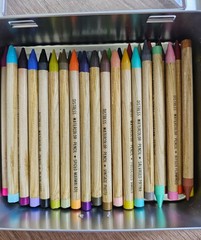 Tim Holtz Distress Watercolor Pencils, Sets 1, 2, 3 and Tin, Barely Used