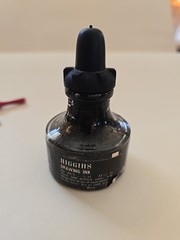 Vintage Higgins Waterproof India Ink 4415 Black 1oz Bottle Carter’s Fountain Pen
