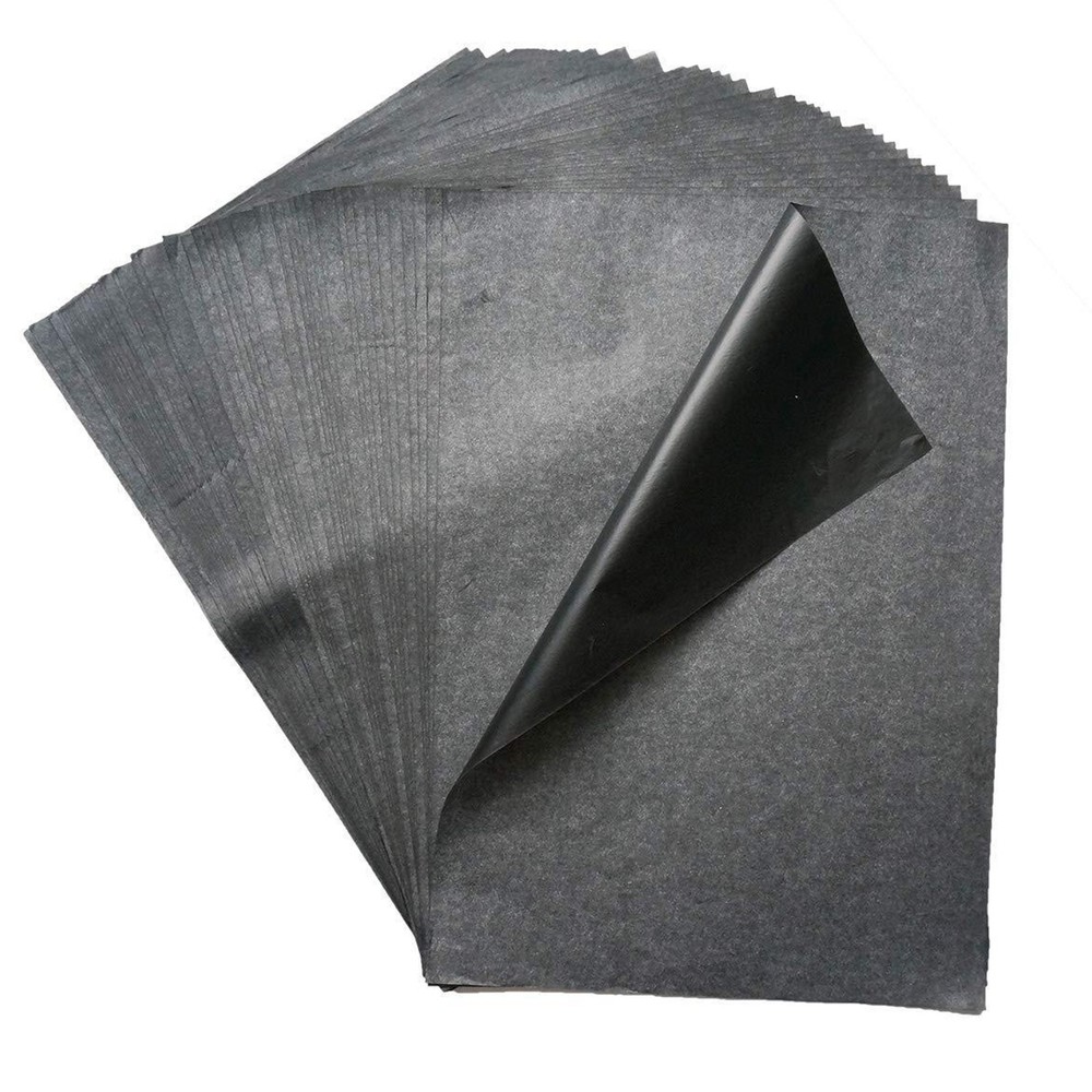 100 Sheets A4 Carbon Transfer Tracing Graphite Paper for Wood Carving Canvas N