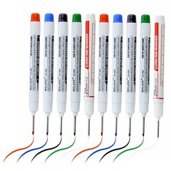 Zhhanhanw 10 Pcs 20MM Long Head Deep Hole Marker Pens,Multi Multicolor