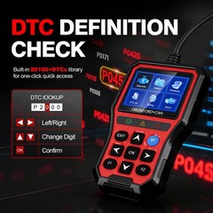 OBD2 Scanner Diagnostic Tool,Car Code Reader with Battery Tester, Check Engin…