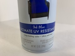 Rust-Oleum Outdoor Fabric Paint Spray Ink Blue 12oz UV Resistance