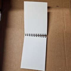 A6 Rough Surface Pad – 300gsm – A6 – Natural White – 12 Sheets – UK – Free P&P