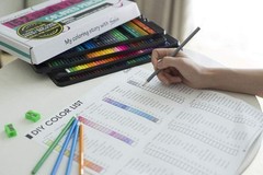 feela 152 Colored Pencils with Pencil Sharpener Premium 154 Piece Set, Multi
