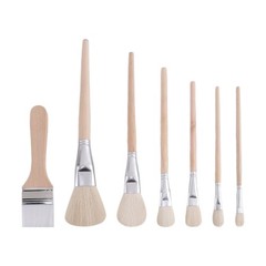 7 Pcs Mop Brush for Acrylic Painting Gilding Brush Versatile Mop Brushes3550
