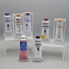 Lot of 6 Grumbacher Finest Artist Oil Color Paints + Gel – See Details