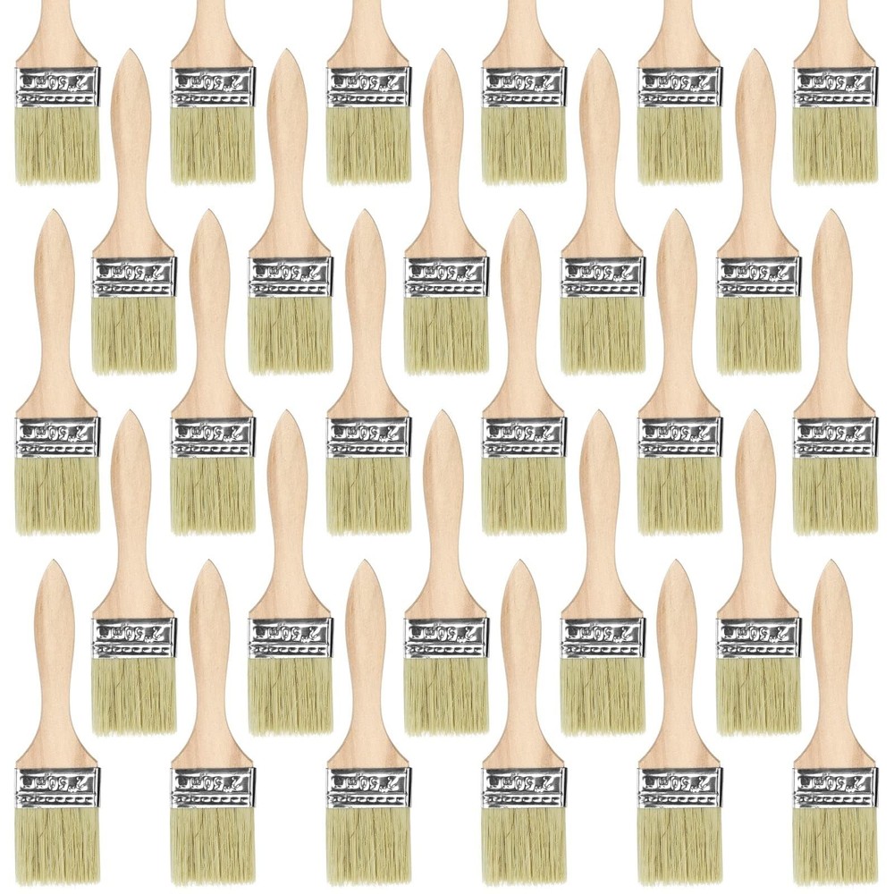 48 Pack 2 Inch Paint Brushes, All-Purpose Chip Brush Set for Painting, Stains…