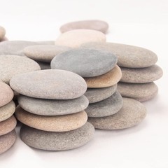 About 100 Pcs Painting Rocks, 2.2″-3.5″, Flat, Smooth – River, Craft, DIY Sto…