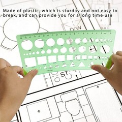 Circle Templates Geometric Drawings Drafting Stencils Measuring Tools Artist…