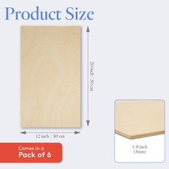 Baltic Birch Plywood, 3 mm 1/8 x 12 x 20 Inch, B/BB Grade Sheets| Woodpeckers