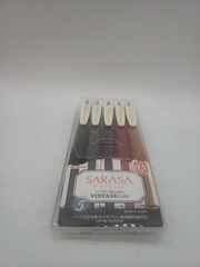 Zebra Gel Ball Pen SARASA JJ15-5C-VI2 0.5mm Vintage 5 Color Set Japan free ship