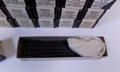 Craftint Artists’ Charcoal Lot of 19 boxes – Cleveland Ohio Vintage Art Supplies