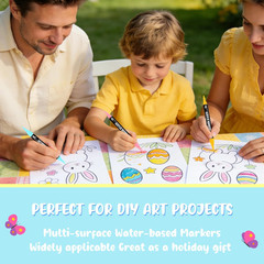 72 Colors Acrylic Paint Markers, Dual Tip with Fine Tip and Brush Tip Pens for S
