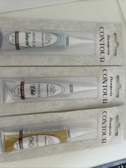 Lot of 3 NEW Stamperia – CONTOUR LINER – 20ML – OLD GOLD, WHITE & TRIDESCENT