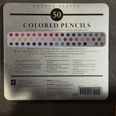 NEW Studio Series Deluxe Colored Pencil Set of 50 Premium Pencils ARTIST QUALITY