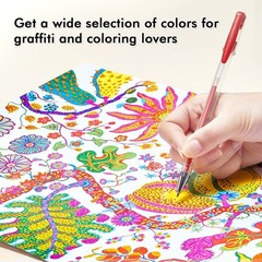 Shuttle Art 120 Unique Colors (No Duplicates) Gel 1 Count (Pack of 120), grey
