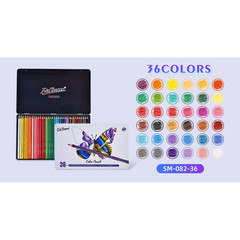 36-72PCs Premium Oil Based Colouring Pencils Set- Vibrant Professional Art Kit