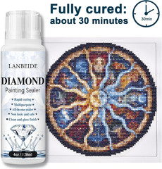 Diamond Painting Sealer, 5D Diamond Painting Glue Permanent Hold & Shine Effect