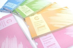 Durable Tin Watercolor Palette – Smooth Mixing Surface for Effortless Creation