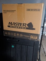 Master Airbrush Cool Runner II System Set Compressor G25 E91 ABD KIT-SP7B-20