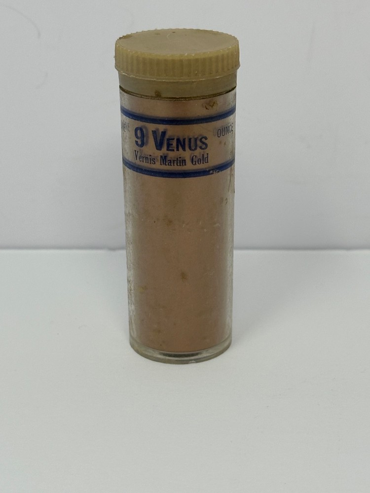 Vintage Venus Artist Pigment No. 9 Venis Martin Gold Powder 1oz Tube C9
