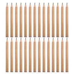 200Pcs Mini Wood Pencils Bulk Khaki Short Pencils for Kids Comfortable Grip