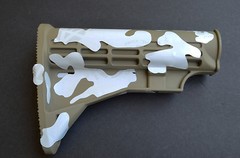 2pk ADHESIVE Camouflage Airbrush Spray Paint Duracoat Gun Stencils ARMY TIGER