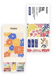 Grabie 56-Color Foldable Watercolor Set w/ Water Brush Pen, Multicolor
