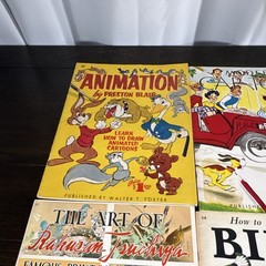 Walter T. Foster Cartooning Drawing/Sketching Art Instruction Book Lot
