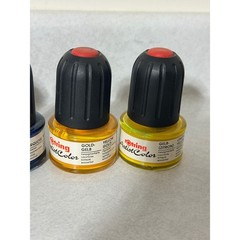 Rotring ArtistColor Pigmented Transparent Ink Set 6 Colors Red Black Blue Yellow