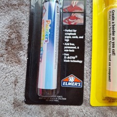 Elmers Painter Color Cutters – Red, Black, Yellow, Blue 2000s Art Supplies NOS