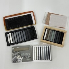 Jack Richeson Assorted Sauce Charcoals With Cretacolor Grey Colors Pastels NMore