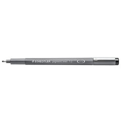 5 PCS Black Pigment Liner Fineliner Pen Drawing Drafting 1.2mm 308 129M Art
