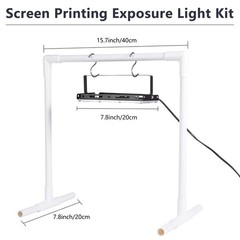 Caydo 46 Pieces Screen Printing Kit with 4 Color 13.5 fl oz, Black